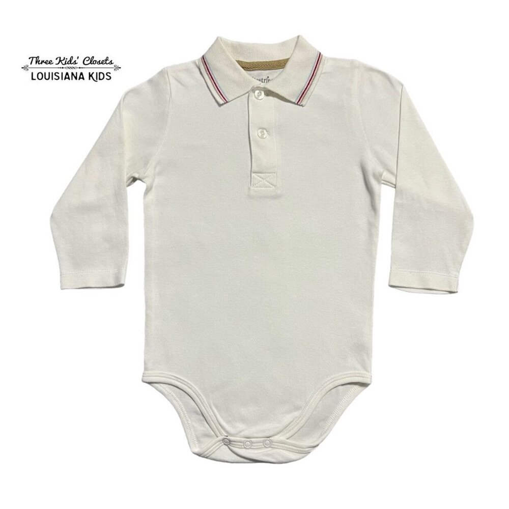 Kitestrings By Hartstrings 24m Long Sleeved Polo Shirt Bodysuit